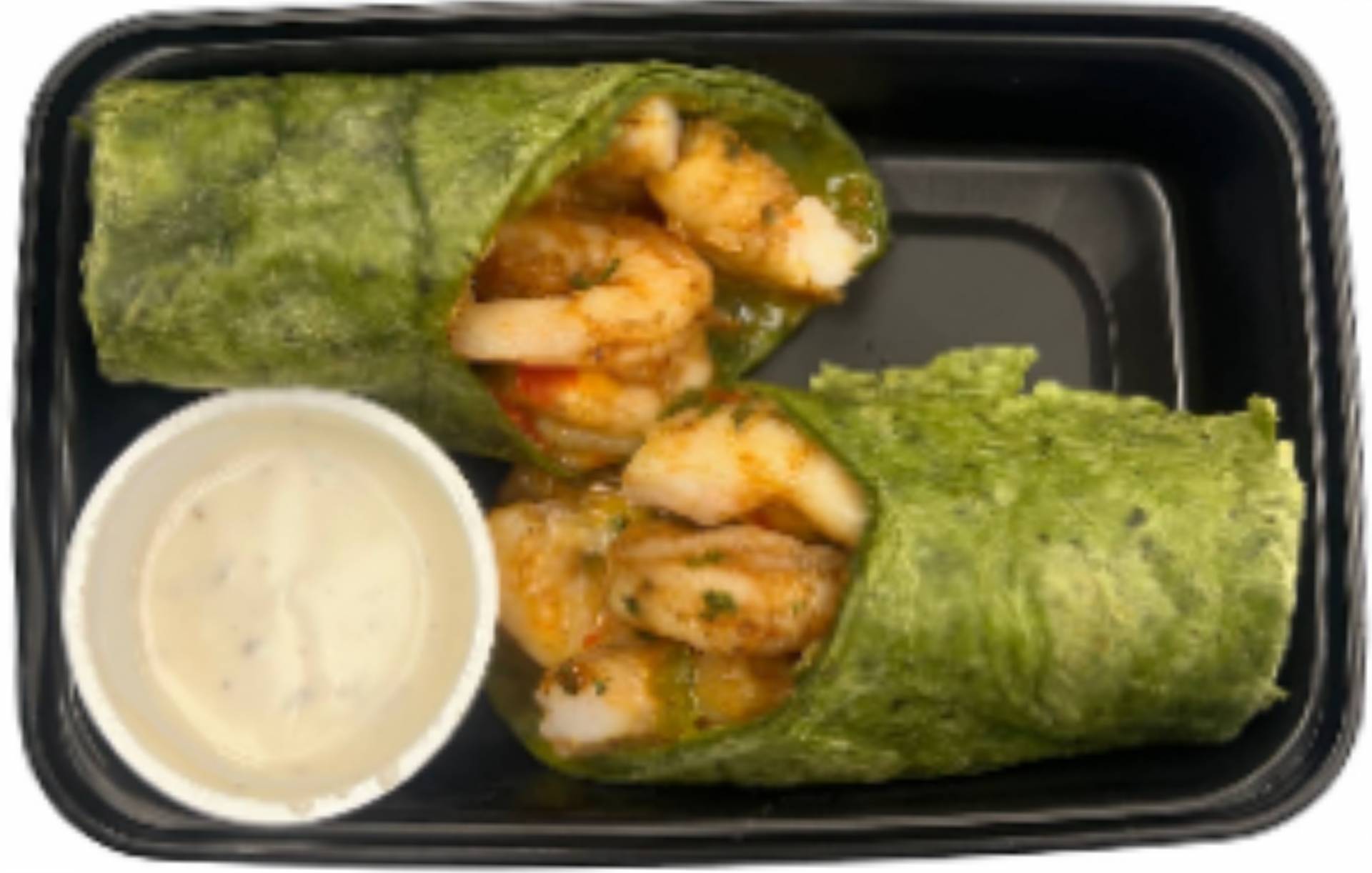 Shrimp Spinach Wrap