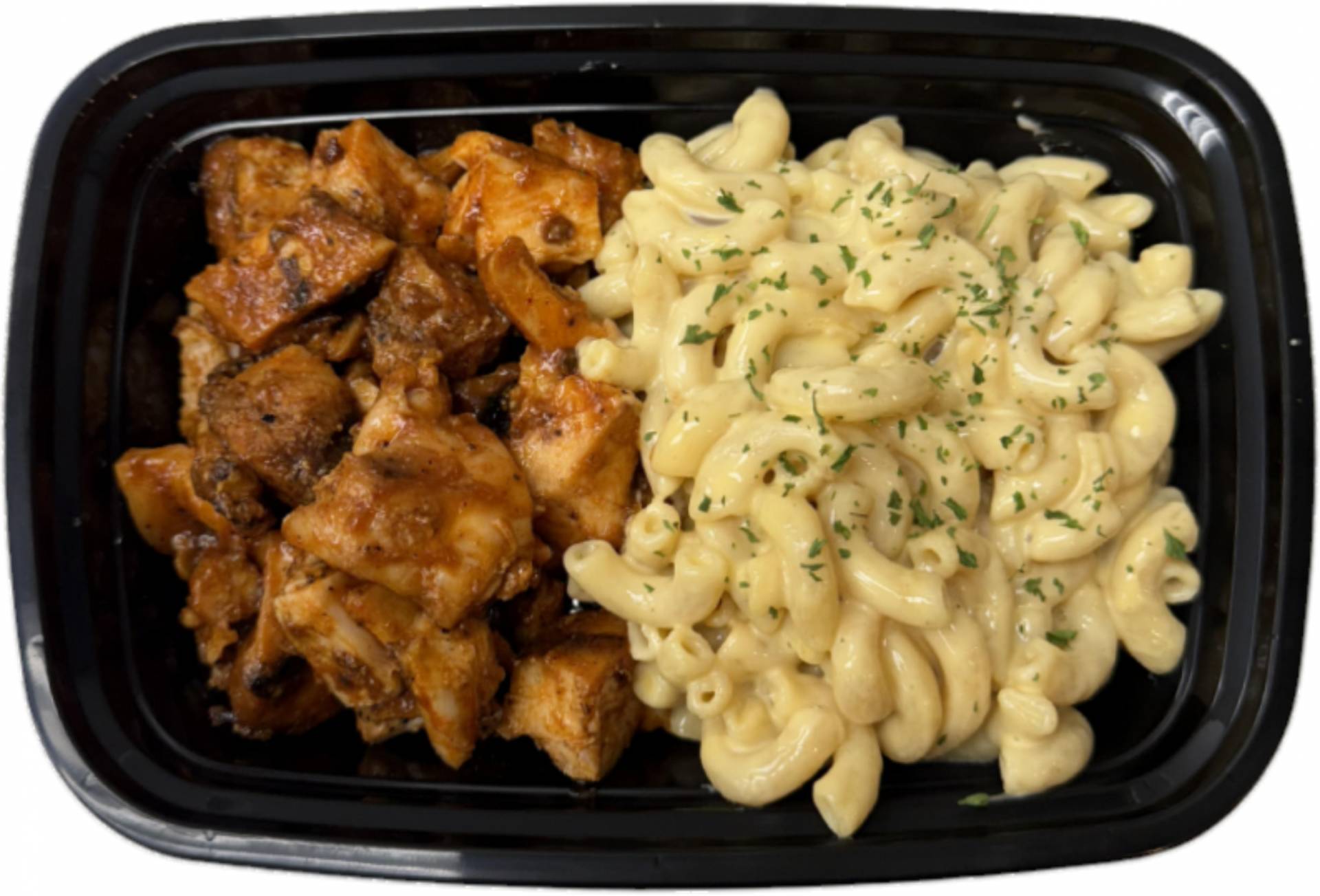 Buffalo Chicken Bites & Mac