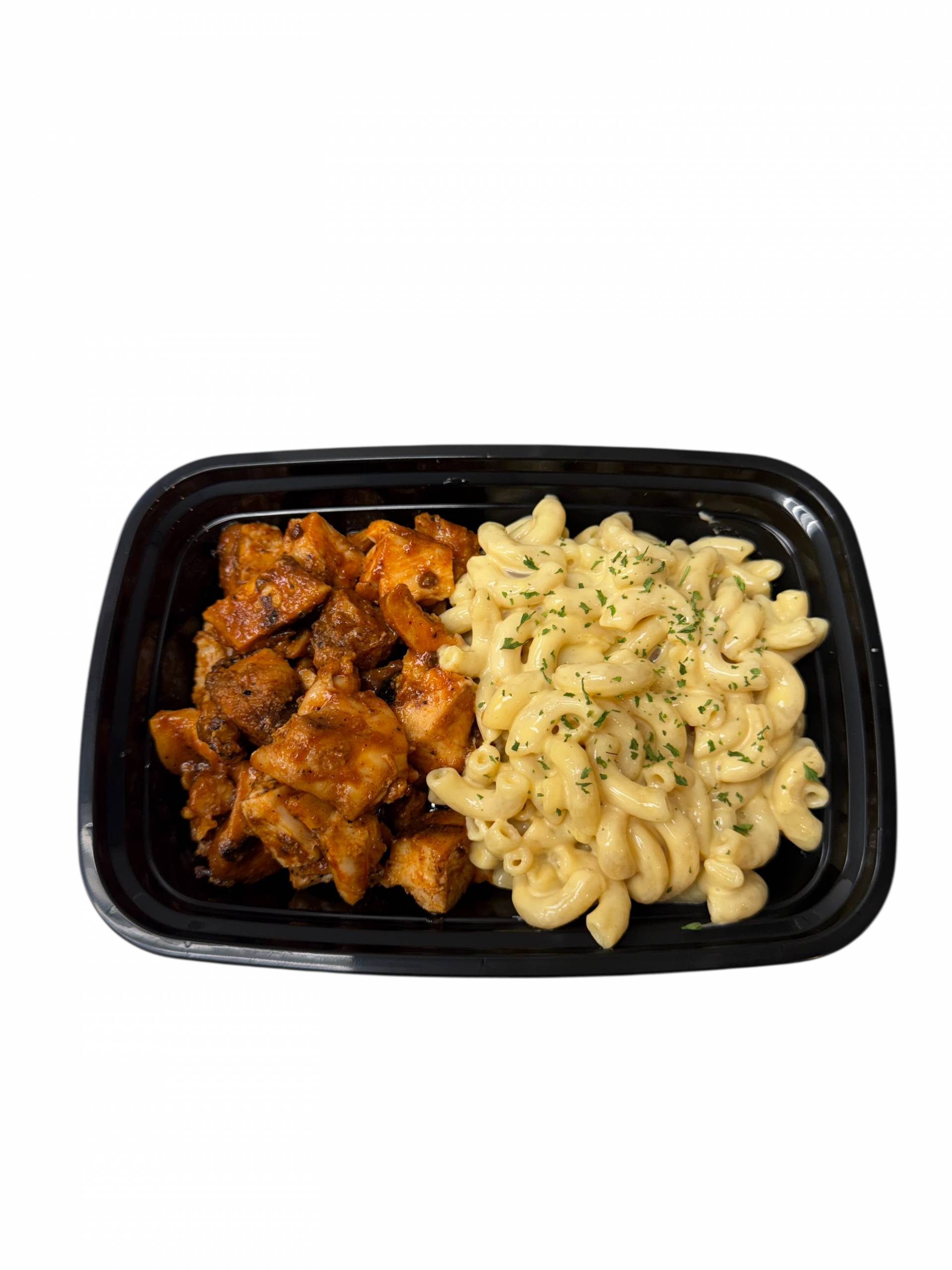 Buffalo Chicken Bites & Mac