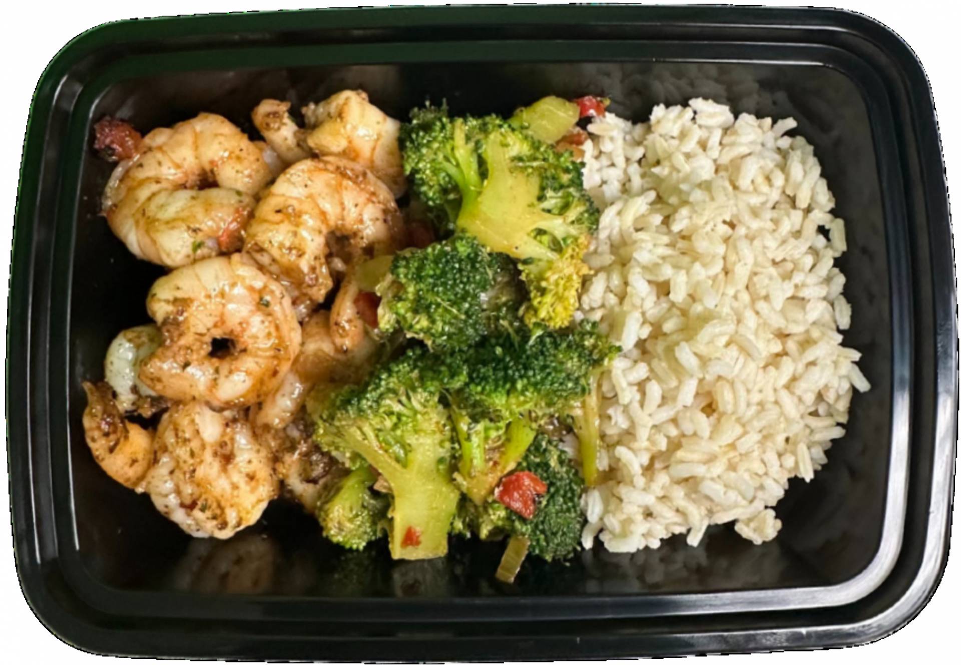 Grilled Shrimp, Broccoli & Brown Rice