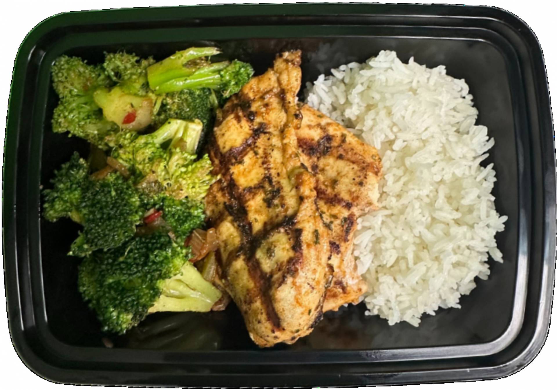 Grilled Chicken w/ Broccoli & Jasmine Rice