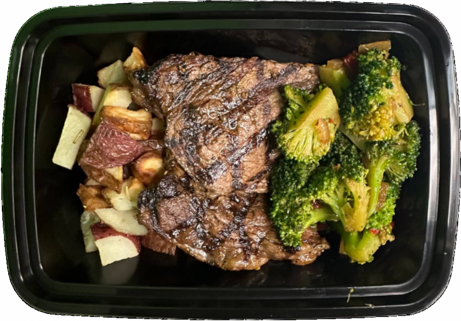 Ribeye Steak w/ Broccoli & Potatoes