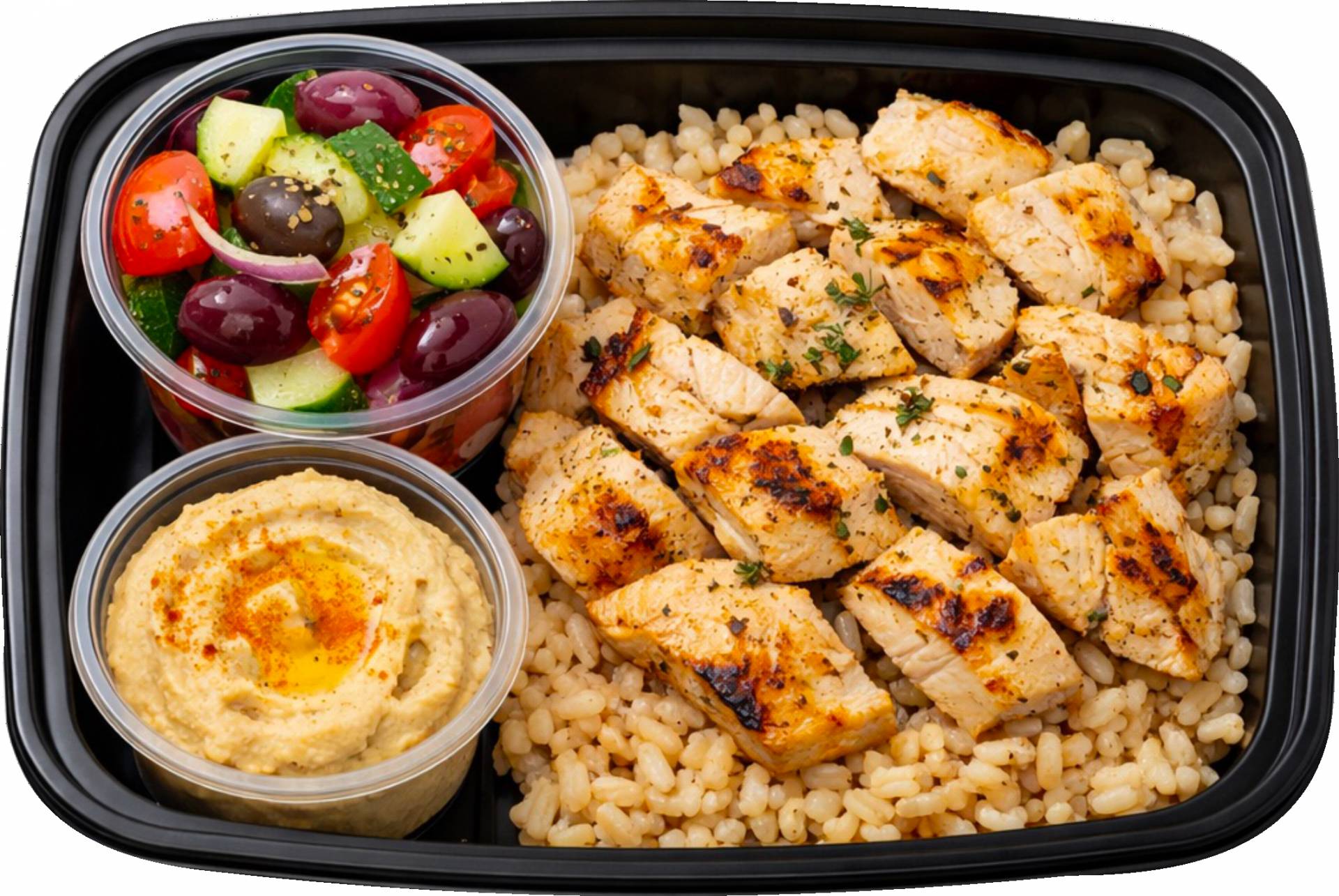 Greek Chicken Bowl w/ Brown Rice