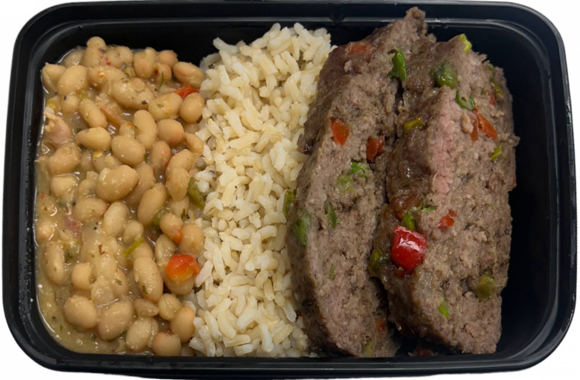 Meatloaf w/ White Beans & Brown Rice